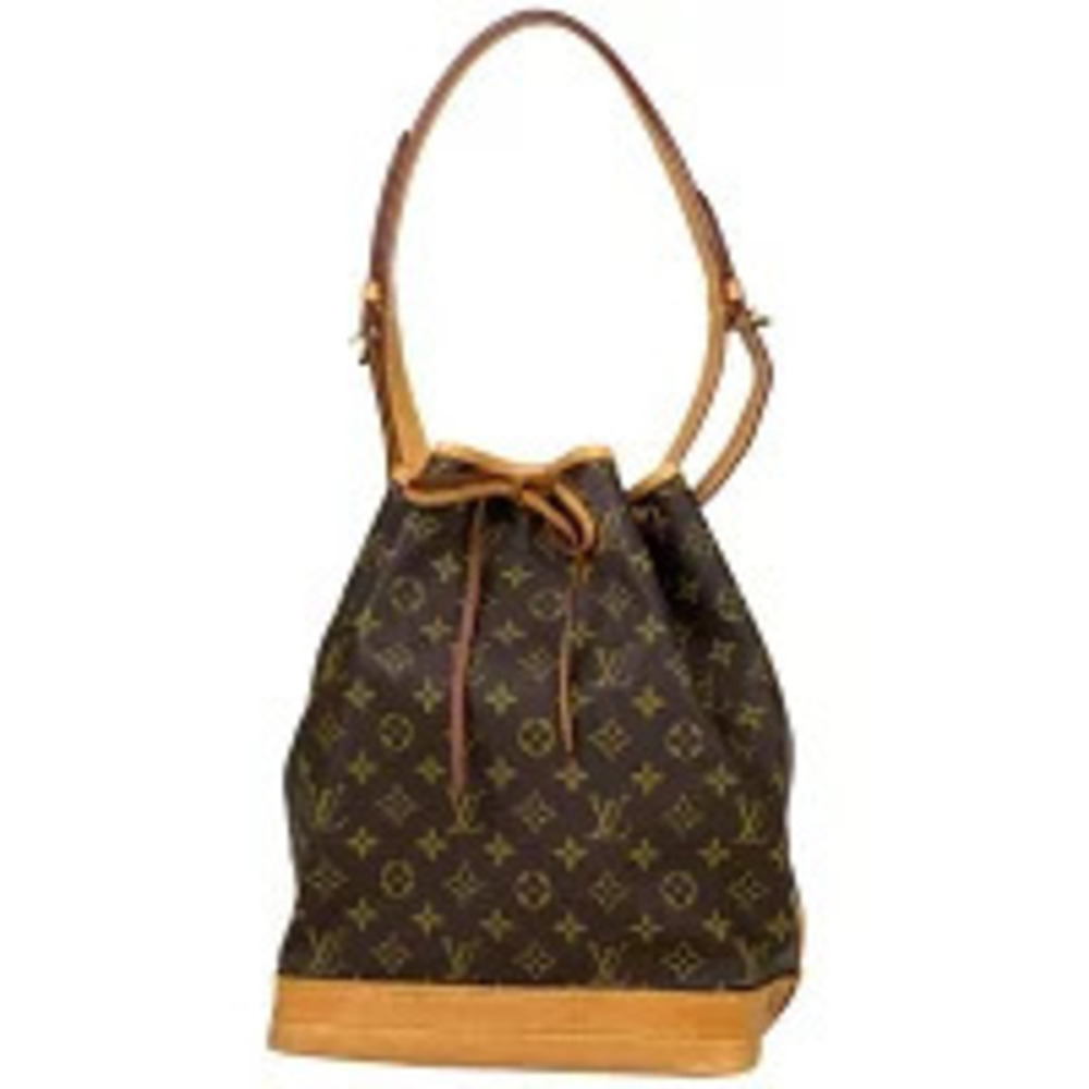 Louis Vuitton Noe Hobo Drawstring Shoulder Bag Monogram Brown